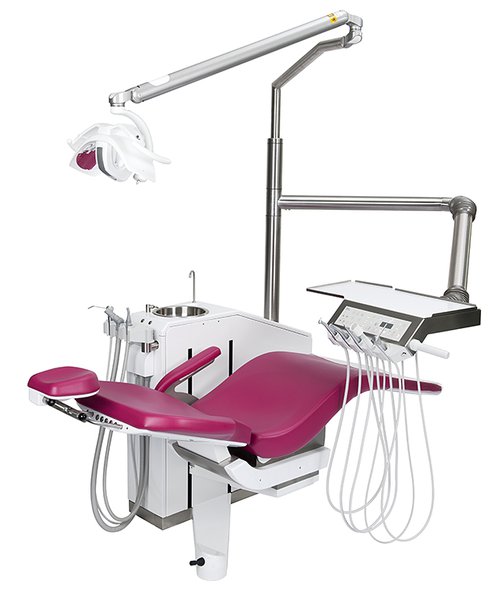 dental treatment chair DKL D1, pinc color