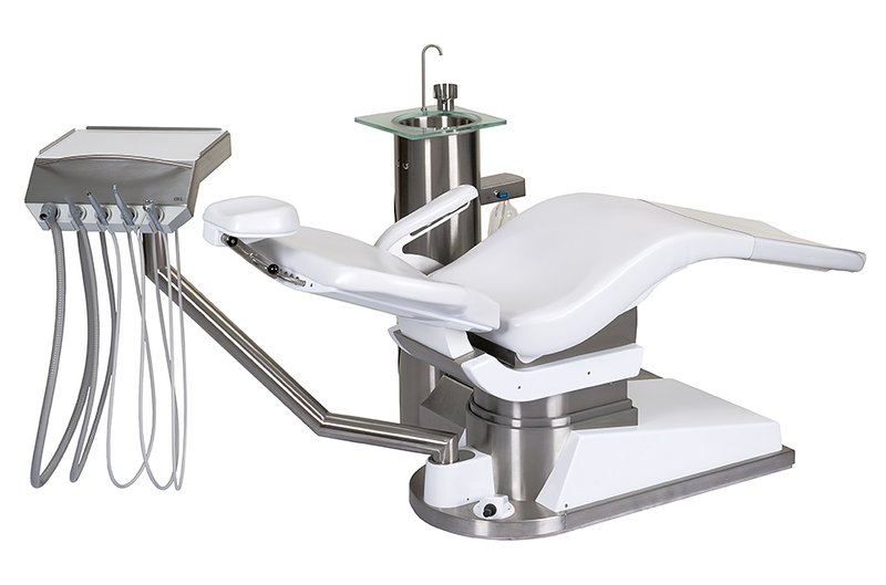 dental chair DKL D1, white color