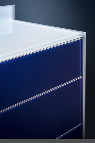 Мебель для стоматологического кабинета серии SOUL, синий цвет